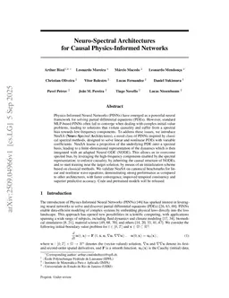 Neuro-Spectral Architectures for Causal Physics-Informed Networks