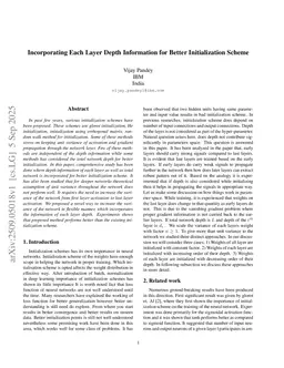 Depth-Aware Initialization for Stable and Efficient Neural Network Training