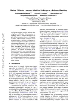 Masked Diffusion Language Models with Frequency-Informed Training
