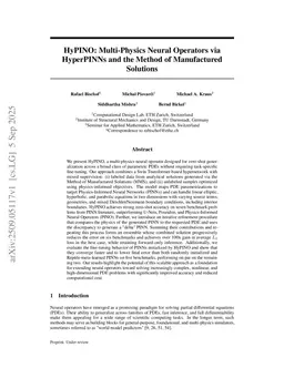 HyPINO: Multi-Physics Neural Operators via HyperPINNs and the Method of Manufactured Solutions