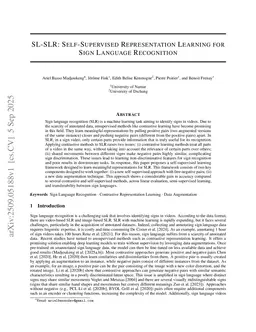 SL-SLR: Self-Supervised Representation Learning for Sign Language Recognition