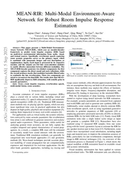 MEAN-RIR: Multi-Modal Environment-Aware Network for Robust Room Impulse Response Estimation