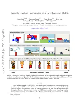 Symbolic Graphics Programming with Large Language Models
