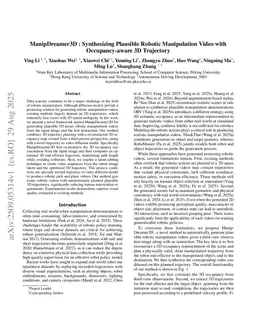 ManipDreamer3D : Synthesizing Plausible Robotic Manipulation Video with Occupancy-aware 3D Trajectory