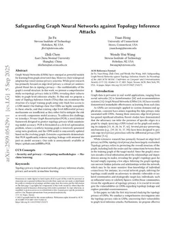 Safeguarding Graph Neural Networks against Topology Inference Attacks