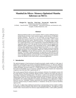MambaLite-Micro: Memory-Optimized Mamba Inference on MCUs