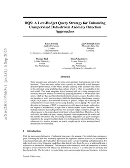 DQS: A Low-Budget Query Strategy for Enhancing Unsupervised Data-driven Anomaly Detection Approaches