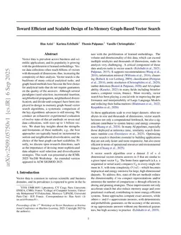 Toward Efficient and Scalable Design of In-Memory Graph-Based Vector Search