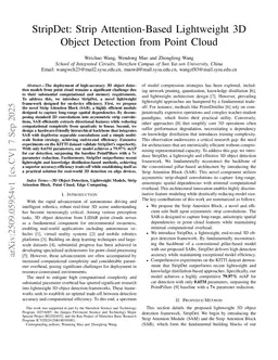 StripDet: Strip Attention-Based Lightweight 3D Object Detection from Point Cloud