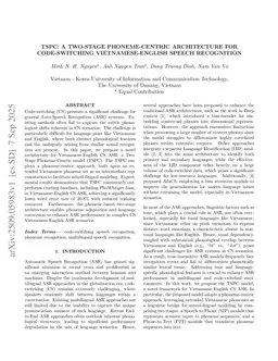 TSPC: A Two-Stage Phoneme-Centric Architecture for code-switching Vietnamese-English Speech Recognition