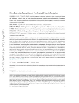 Micro-Expression Recognition via Fine-Grained Dynamic Perception