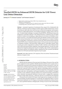 TinyDef-DETR: A DETR-based Framework for Defect Detection in Transmission Lines from UAV Imagery