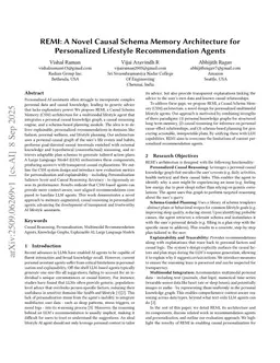 REMI: A Novel Causal Schema Memory Architecture for Personalized Lifestyle Recommendation Agents