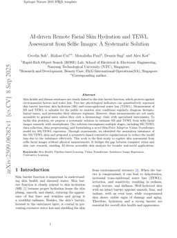 AI-driven Remote Facial Skin Hydration and TEWL Assessment from Selfie Images: A Systematic Solution