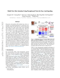Multi-View Slot Attention Using Paraphrased Texts for Face Anti-Spoofing