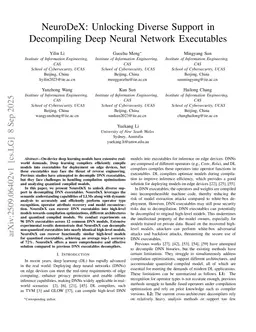 NeuroDeX: Unlocking Diverse Support in Decompiling Deep Neural Network Executables