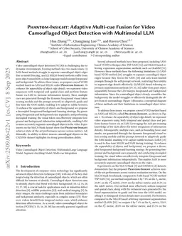 Phantom-Insight: Adaptive Multi-cue Fusion for Video Camouflaged Object Detection with Multimodal LLM