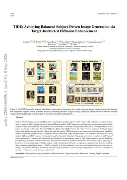 TIDE: Achieving Balanced Subject-Driven Image Generation via Target-Instructed Diffusion Enhancement