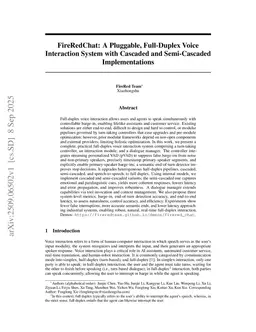 FireRedChat: A Pluggable, Full-Duplex Voice Interaction System with Cascaded and Semi-Cascaded Implementations
