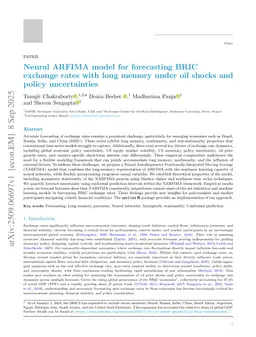 Neural ARFIMA model for forecasting BRIC exchange rates with long memory under oil shocks and policy uncertainties