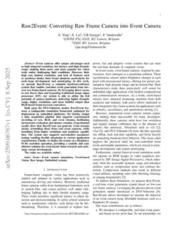 Raw2Event: Converting Raw Frame Camera into Event Camera