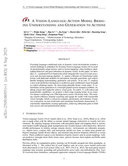 F1: A Vision-Language-Action Model Bridging Understanding and Generation to Actions