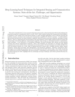 Deep Learning-based Techniques for Integrated Sensing and Communication Systems: State-of-the-Art, Challenges, and Opportunities