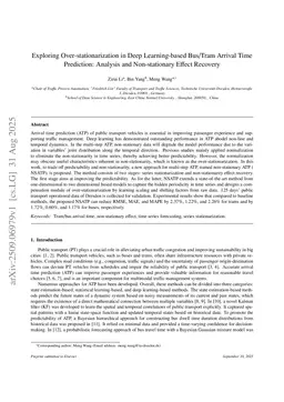 Exploring Over-stationarization in Deep Learning-based Bus/Tram Arrival Time Prediction: Analysis and Non-stationary Effect Recovery