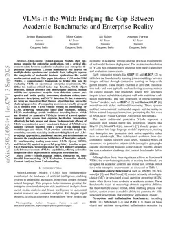 VLMs-in-the-Wild: Bridging the Gap Between Academic Benchmarks and Enterprise Reality