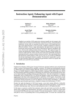 Instruction Agent: Enhancing Agent with Expert Demonstration