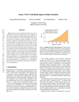 Faster VGGT with Block-Sparse Global Attention