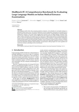 MedBench-IT: A Comprehensive Benchmark for Evaluating Large Language Models on Italian Medical Entrance Examinations