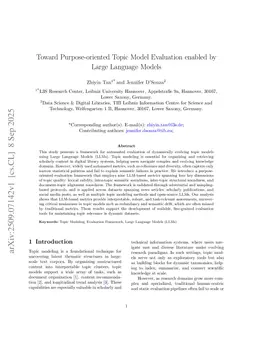 Toward Purpose-oriented Topic Model Evaluation enabled by Large Language Models