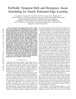 FedTeddi: Temporal Drift and Divergence Aware Scheduling for Timely Federated Edge Learning