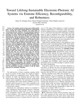 Toward Lifelong-Sustainable Electronic-Photonic AI Systems via Extreme Efficiency, Reconfigurability, and Robustness