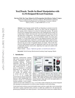 Text2Touch: Tactile In-Hand Manipulation with LLM-Designed Reward Functions