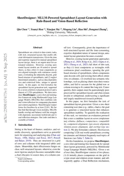 SheetDesigner: MLLM-Powered Spreadsheet Layout Generation with Rule-Based and Vision-Based Reflection
