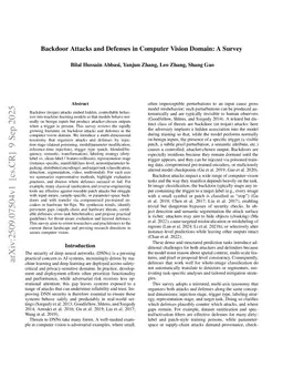 Backdoor Attacks and Defenses in Computer Vision Domain: A Survey
