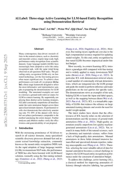 ALLabel: Three-stage Active Learning for LLM-based Entity Recognition using Demonstration Retrieval