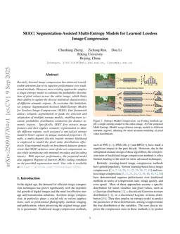 SEEC: Segmentation-Assisted Multi-Entropy Models for Learned Lossless Image Compression