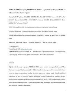 FHIR-RAG-MEDS: Integrating HL7 FHIR with Retrieval-Augmented Large Language Models for Enhanced Medical Decision Support