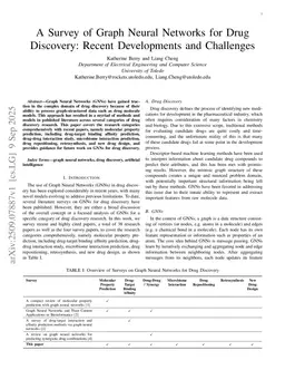 A Survey of Graph Neural Networks for Drug Discovery: Recent Developments and Challenges