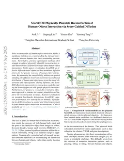 ScoreHOI: Physically Plausible Reconstruction of Human-Object Interaction via Score-Guided Diffusion