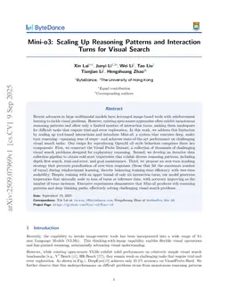 Mini-o3: Scaling Up Reasoning Patterns and Interaction Turns for Visual Search