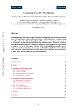 Forecasting Generative Amplification