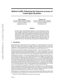 Rollout-LaSDI: Enhancing the long-term accuracy of Latent Space Dynamics