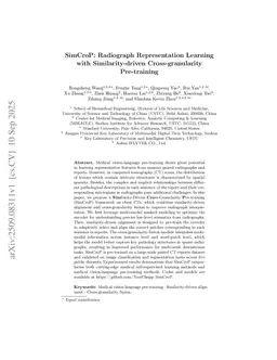 SimCroP: Radiograph Representation Learning with Similarity-driven Cross-granularity Pre-training
