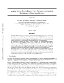 Variational Rank Reduction Autoencoders for Generative