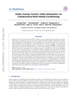 HuMo: Human-Centric Video Generation via Collaborative Multi-Modal Conditioning