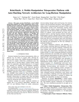 RoboMatch: A Unified Mobile-Manipulation Teleoperation Platform with Auto-Matching Network Architecture for Long-Horizon Tasks